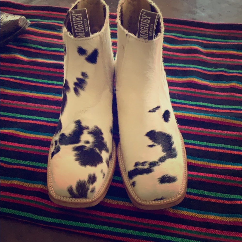 REAL COWHIDE BOOTS!!!!!